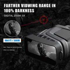 1080P Infrared Night Vision Binocular Telescope 5X Zoom