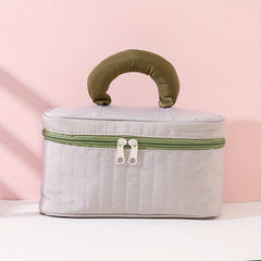 Colorblock Cosmetic Bag Multifunctional Toiletry Wash Bag