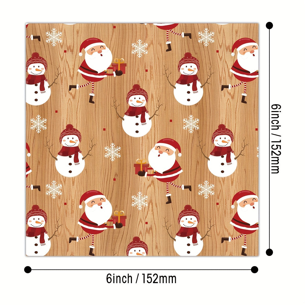 Christmas Scrapbook Paper Pad - 24 Sheets - 6x6 Pack