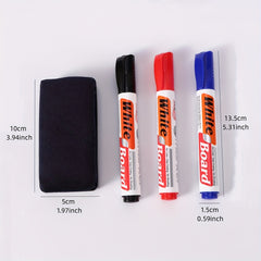 3pcs Erasable Whiteboard Marker Set