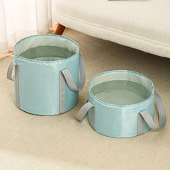 Portable Foldable Foot Bath Basin with Handles for Outdoor Travel & Camping