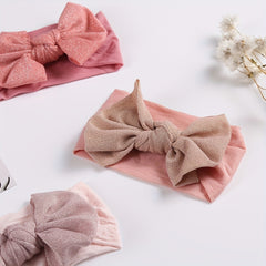 Bow Elastic Decorative Headband Hairband Hair Accessory