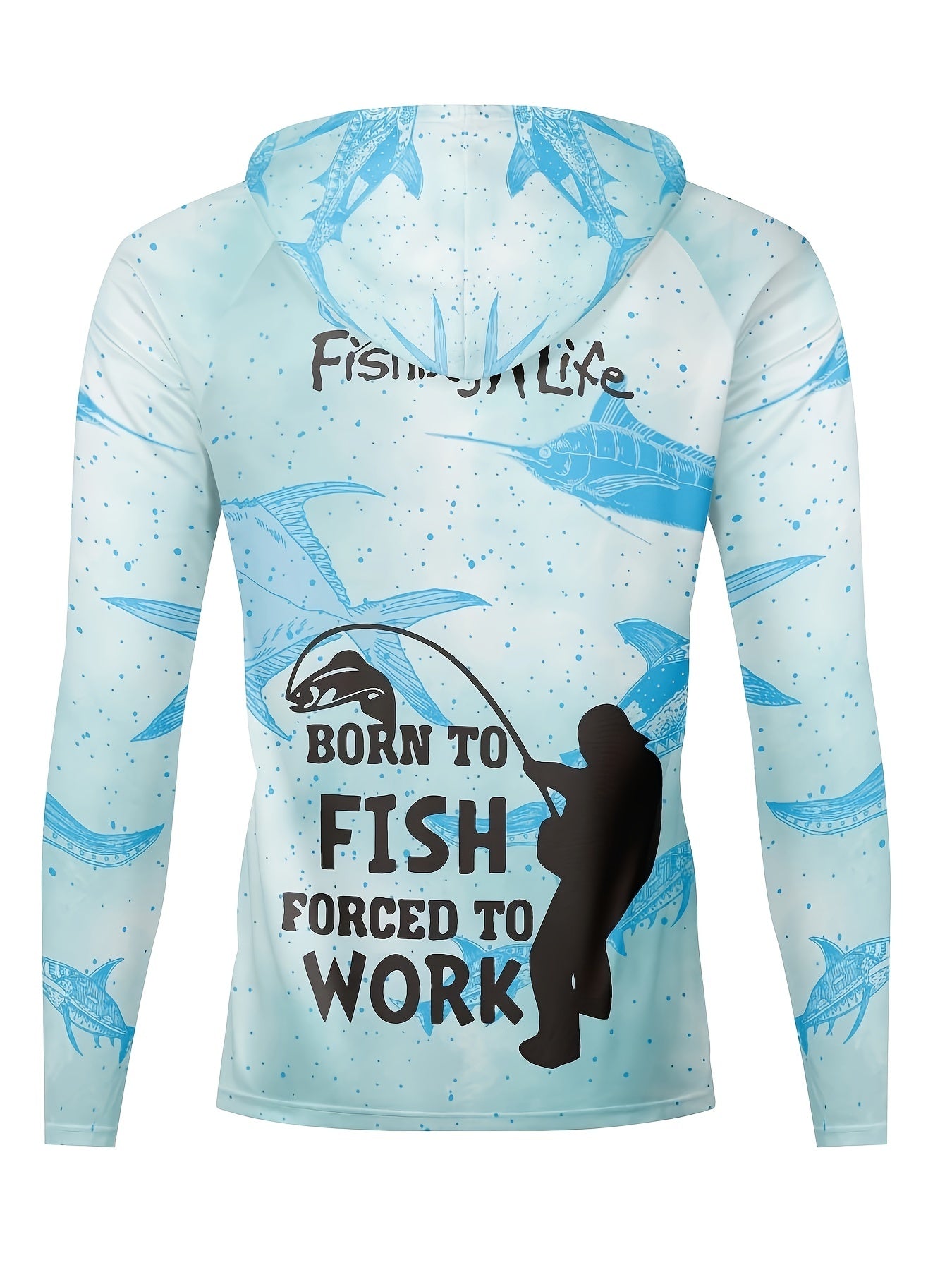 Men's UPF 50 Sun Protection Hoodie Long Sleeve Quick Dry Top