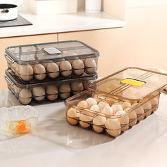Portable Egg Storage Box Refrigerator Containers
