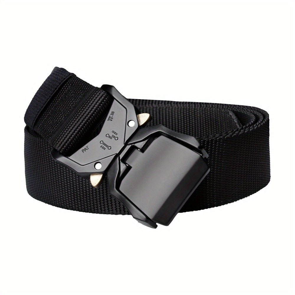 Double Quick Release Aluminum Buckle Belt for Tactical Use