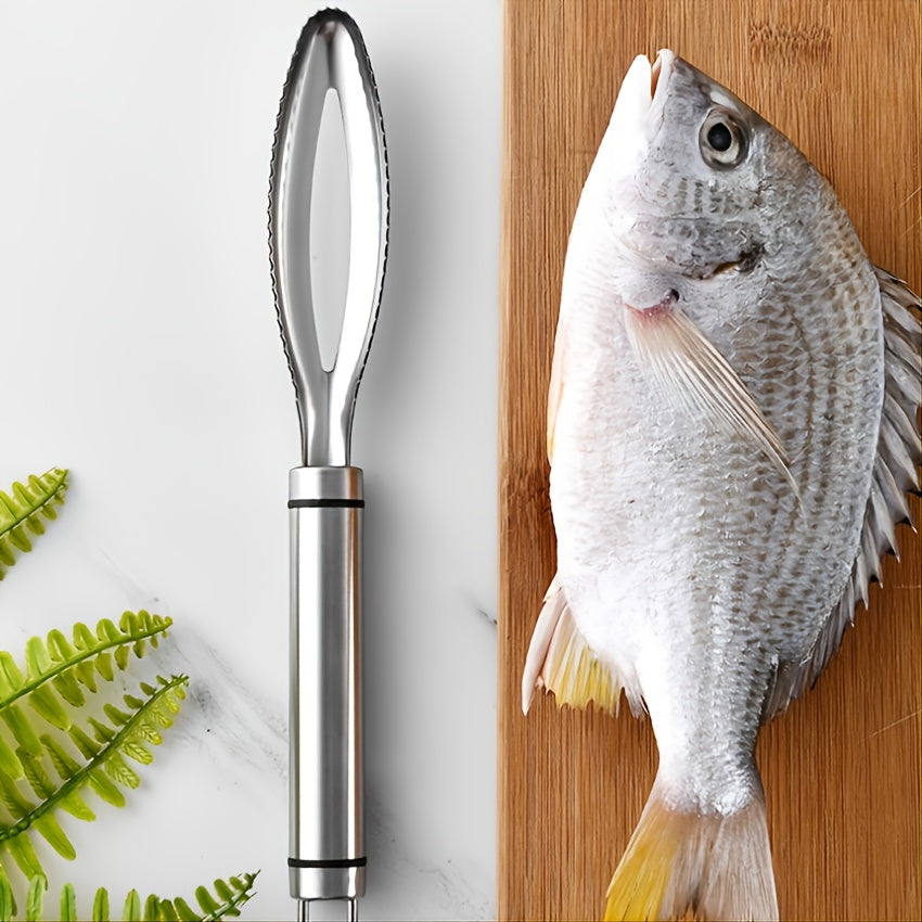 1pc Stainless Steel Descaler Fish Kill Tool