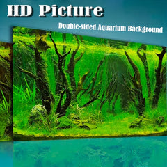 Aquarium Plant Background Poster Fish Tank Decoration Paper