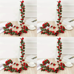 Artificial Peony Vine Silk Hanging Garland Home Decor