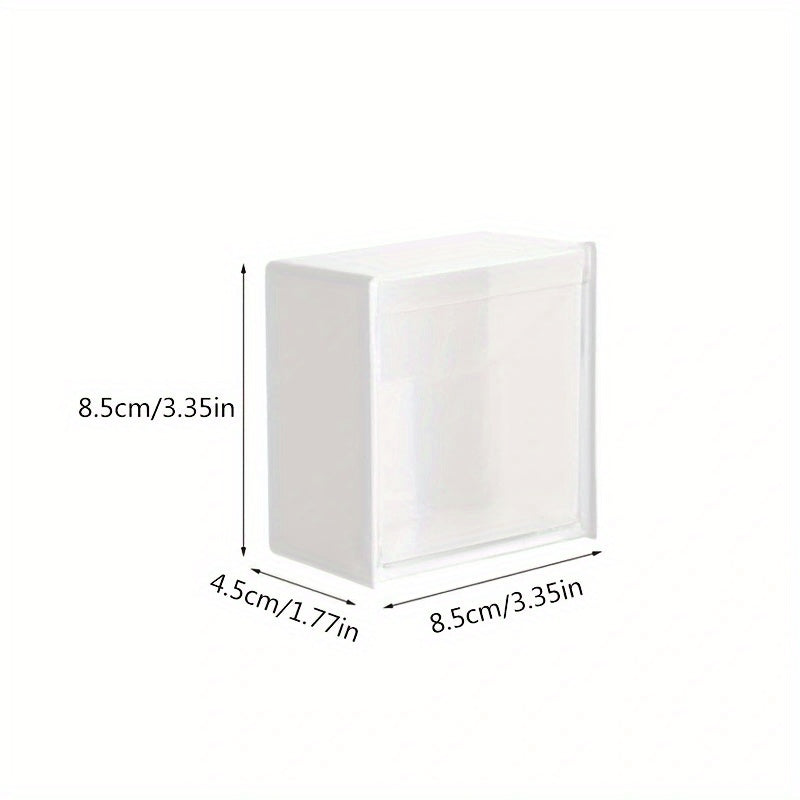 Floating Storage Cube Box - Front Flip Wall-mounted Cosmetic Storage Box