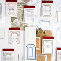 50pcs Vintage Poetry Material Paper Collage Cards Junk Journal Planner