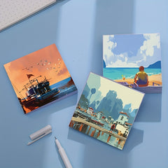 Scenery Stickers Set - Office and Student Stationery