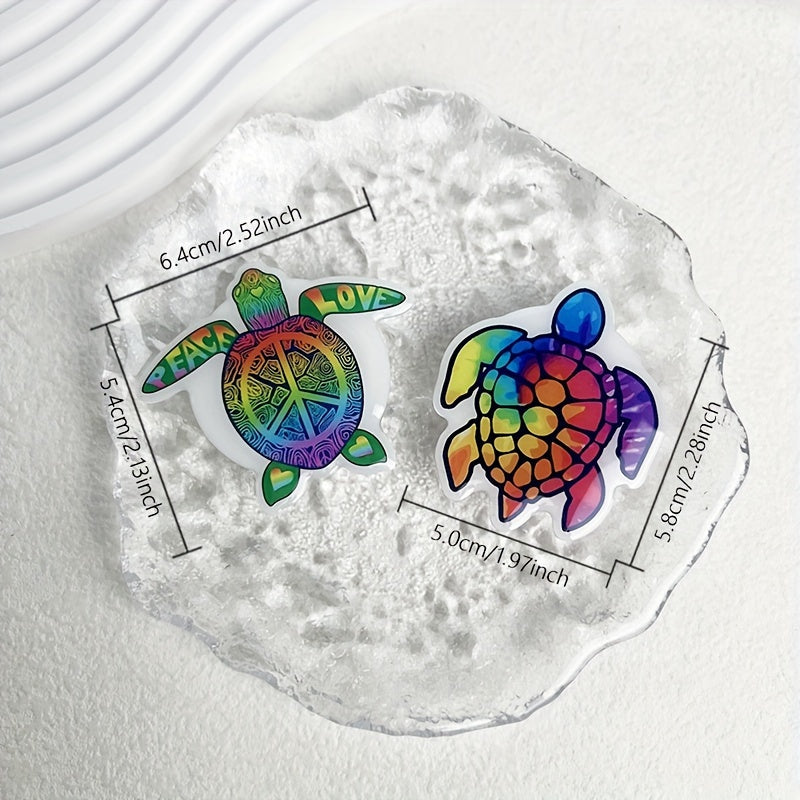 Peace Rainbow Turtle Grip Mobile Phone Holder
