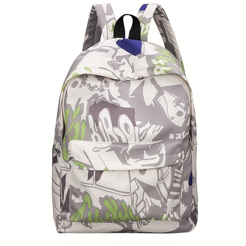 Graffiti Style Backpack for Outdoor Travel