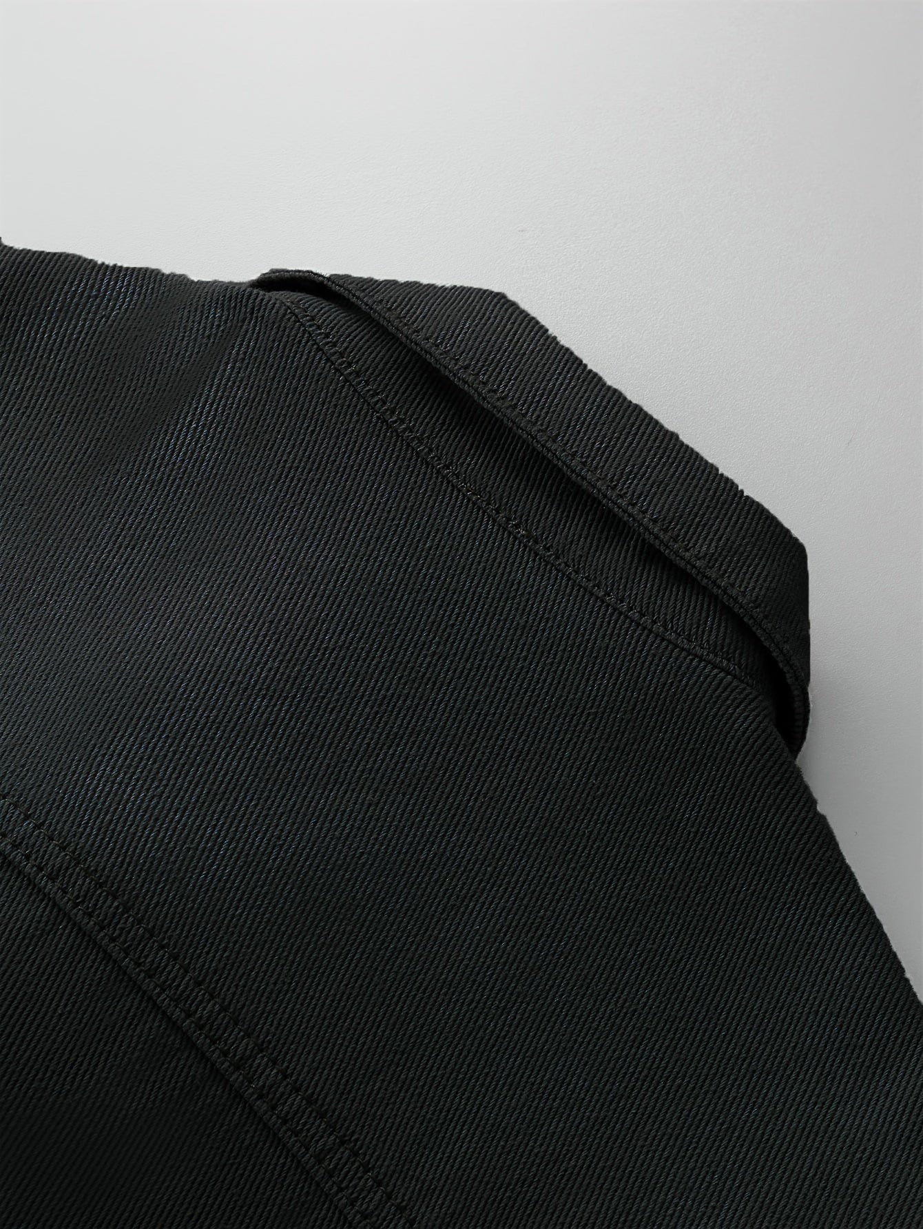 Men's Ripped Lapel Casual Denim Jacket