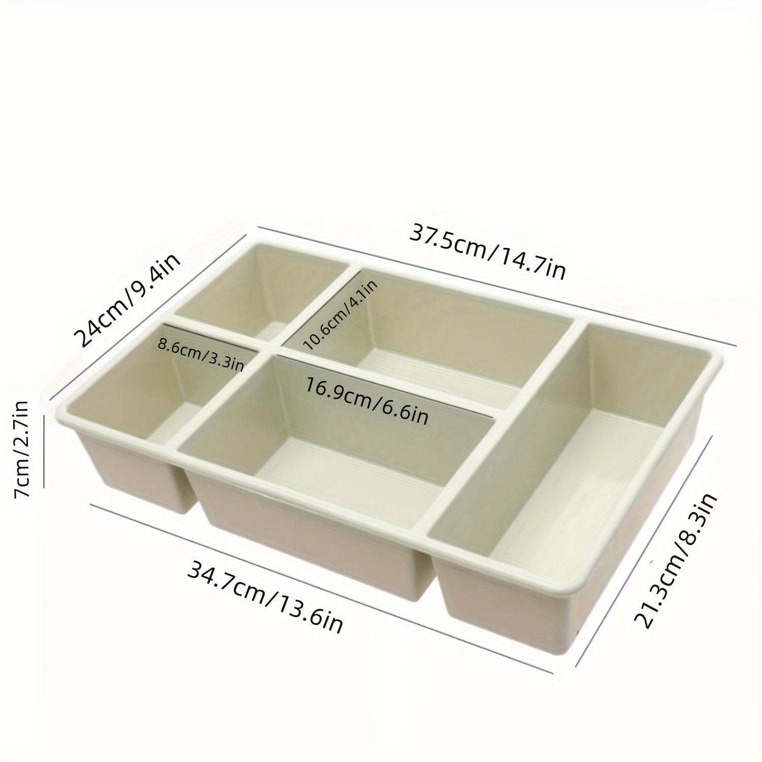 Desktop Divided Storage Box Art Supplies Storage Box