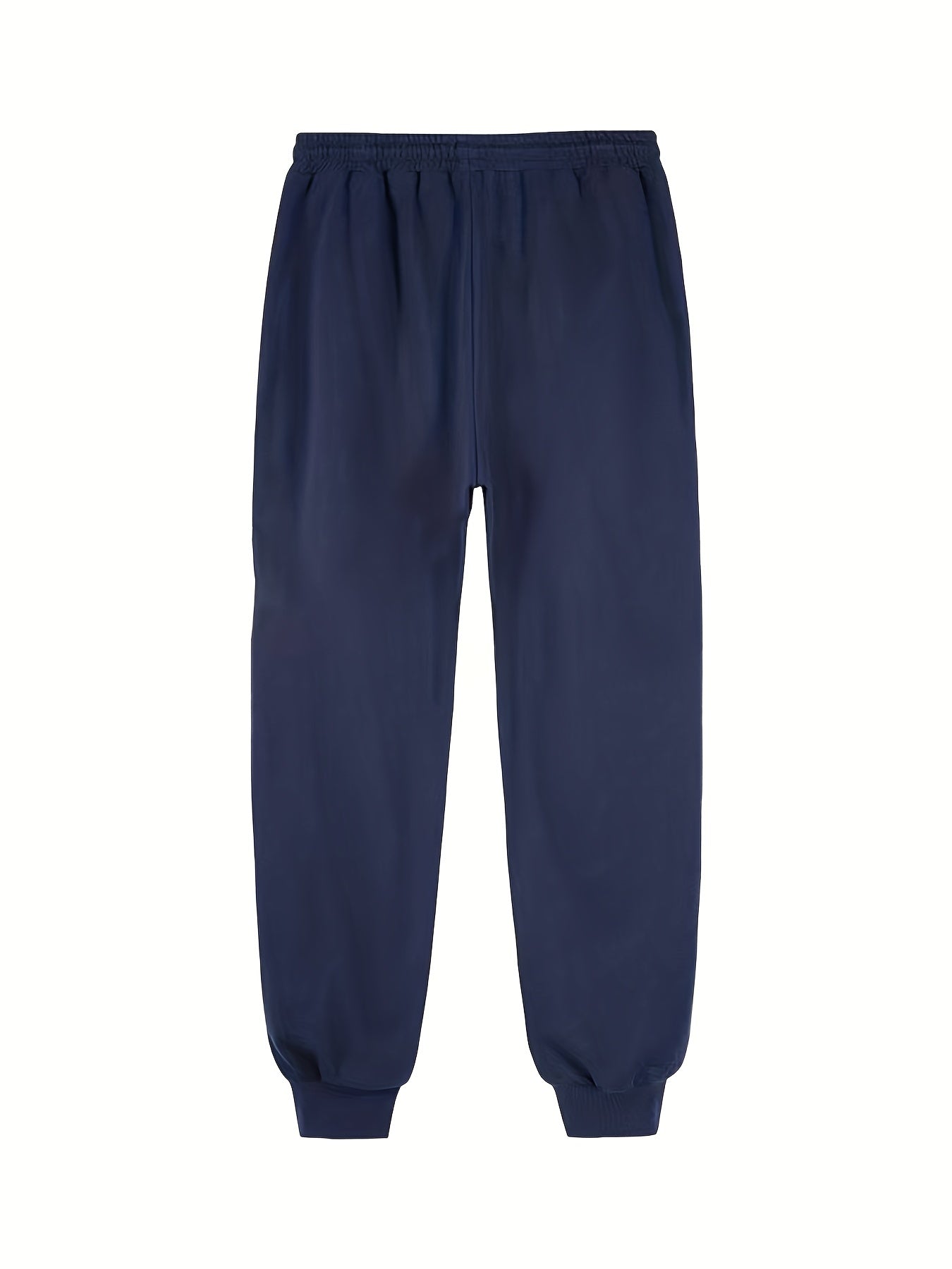 Elephant Pattern Joggers Men's Casual Stretch Waist Drawstring Sports Pants