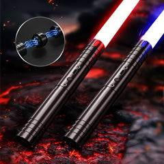 15 Colors Luminous Sword Metal Handle Rechargeable Dueling Sword 3 Sound Modes