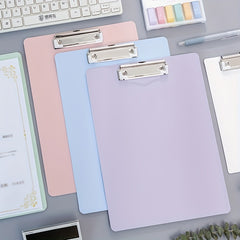 A4 Flat Clip Board Clip File Folder Clipboard Data Clip