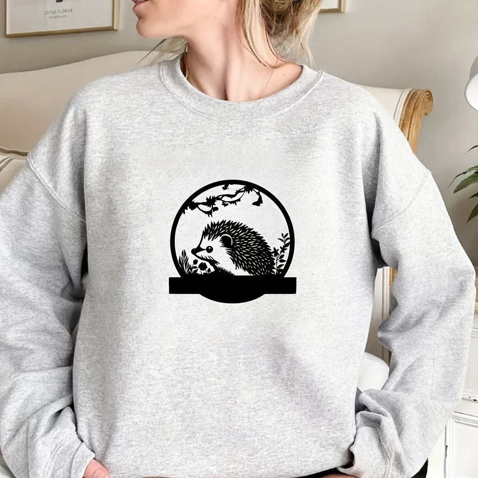 Hedgehog Pattern Heat Transfer Stickers for DIY Clothing