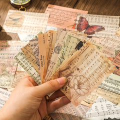 Vintage Music Sound Paper Sheets for DIY Journaling