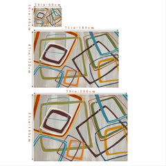 Nordic Rug Light Style Geometric Minimalist Floor Mat