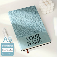 Personalized A5 Soft Faux Leather Notebook