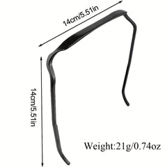 2pcs Girl's Square Sunglasses Headband Curly Thick Hair Headband