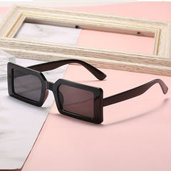 Vintage Rectangle Sunglasses UV400 Sun Shades Glasses