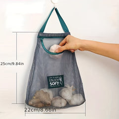 Mesh Bags for Fruits and Vegetables - Kitchen Storage Tote Bag