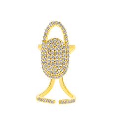 Geometric Diamond Open Nail Ring Temperament Manicure Set Ring