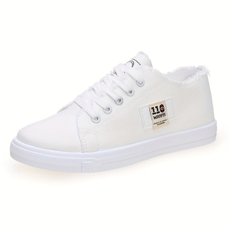 Women's Canvas Shoes Casual Lace Up Outdoor Shoes