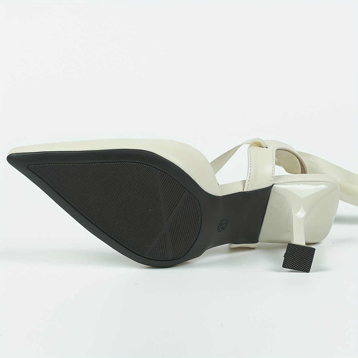 Women's Point Toe Slingback Heels Criss Cross Straps Stiletto Shoes