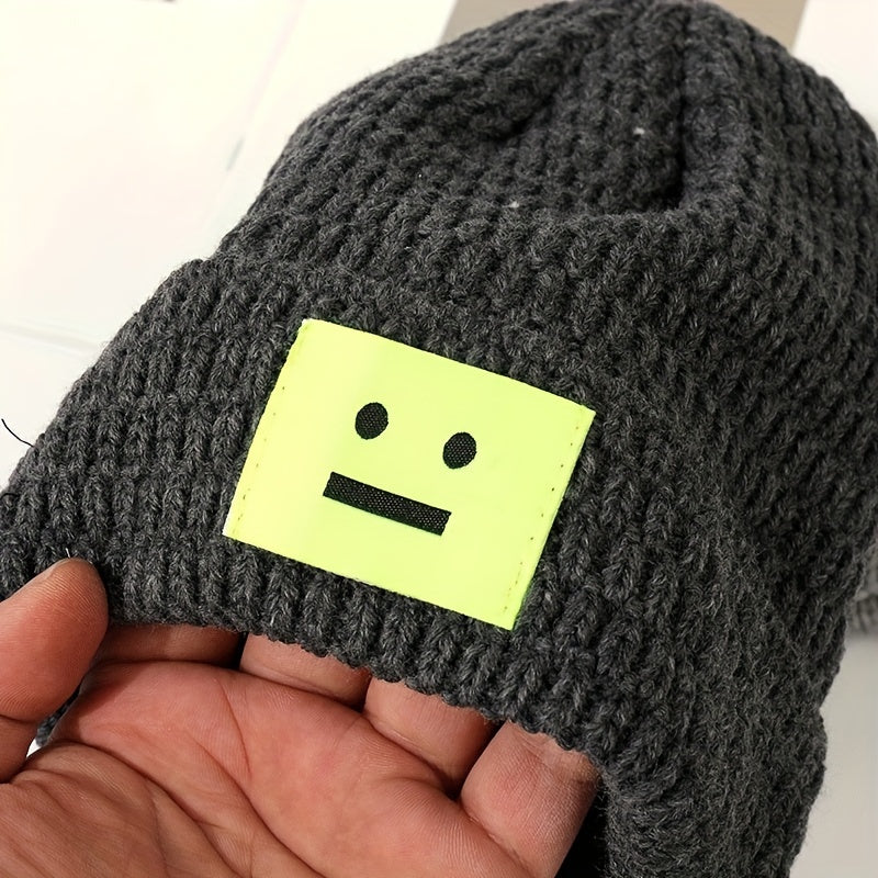 Hot Plush Woolen Hat Street Style Knitted Hat For Men And Women