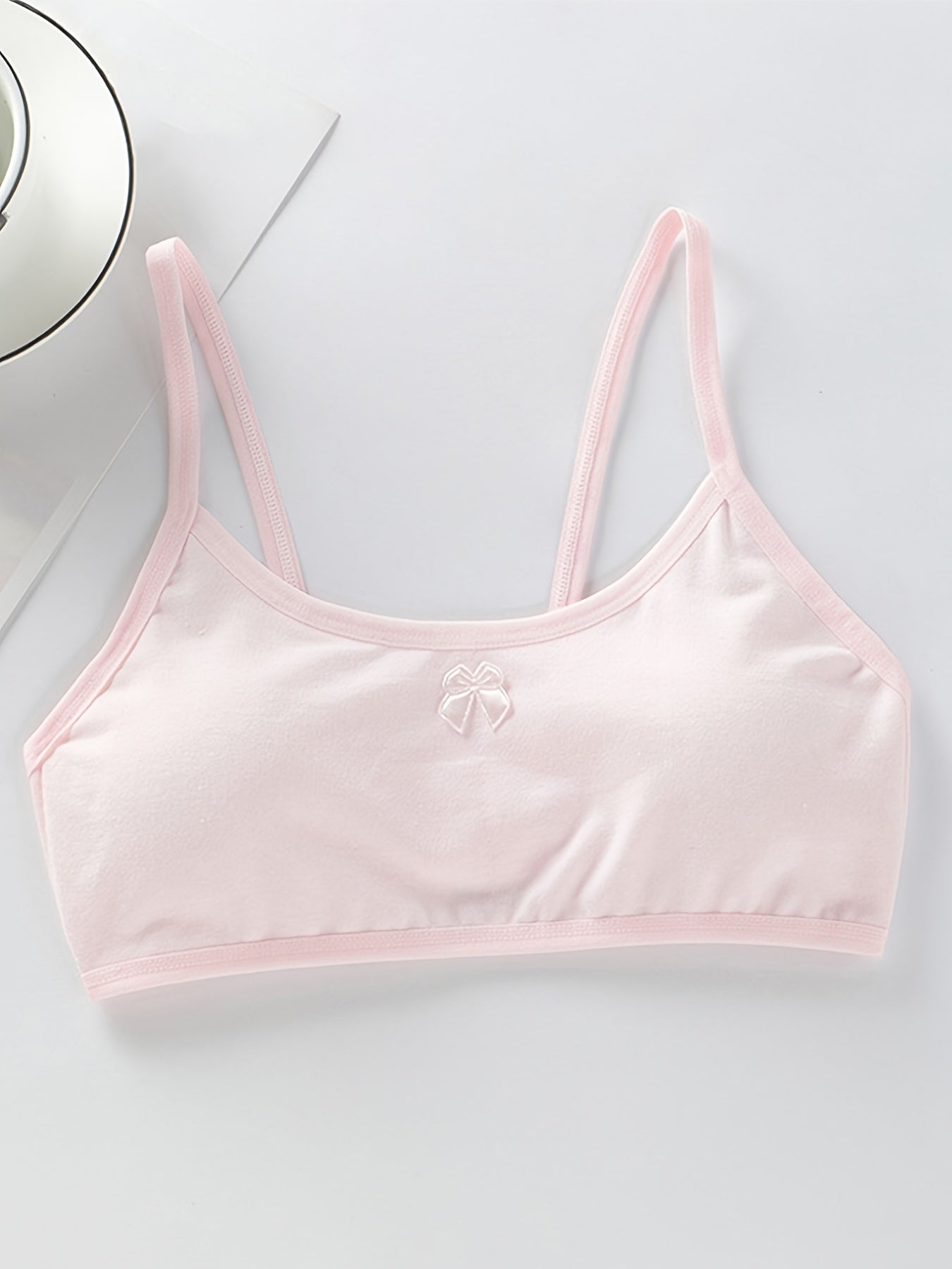 4pcs Small Kitted Vest For Junior High School Students Big Boy Girls Underwear