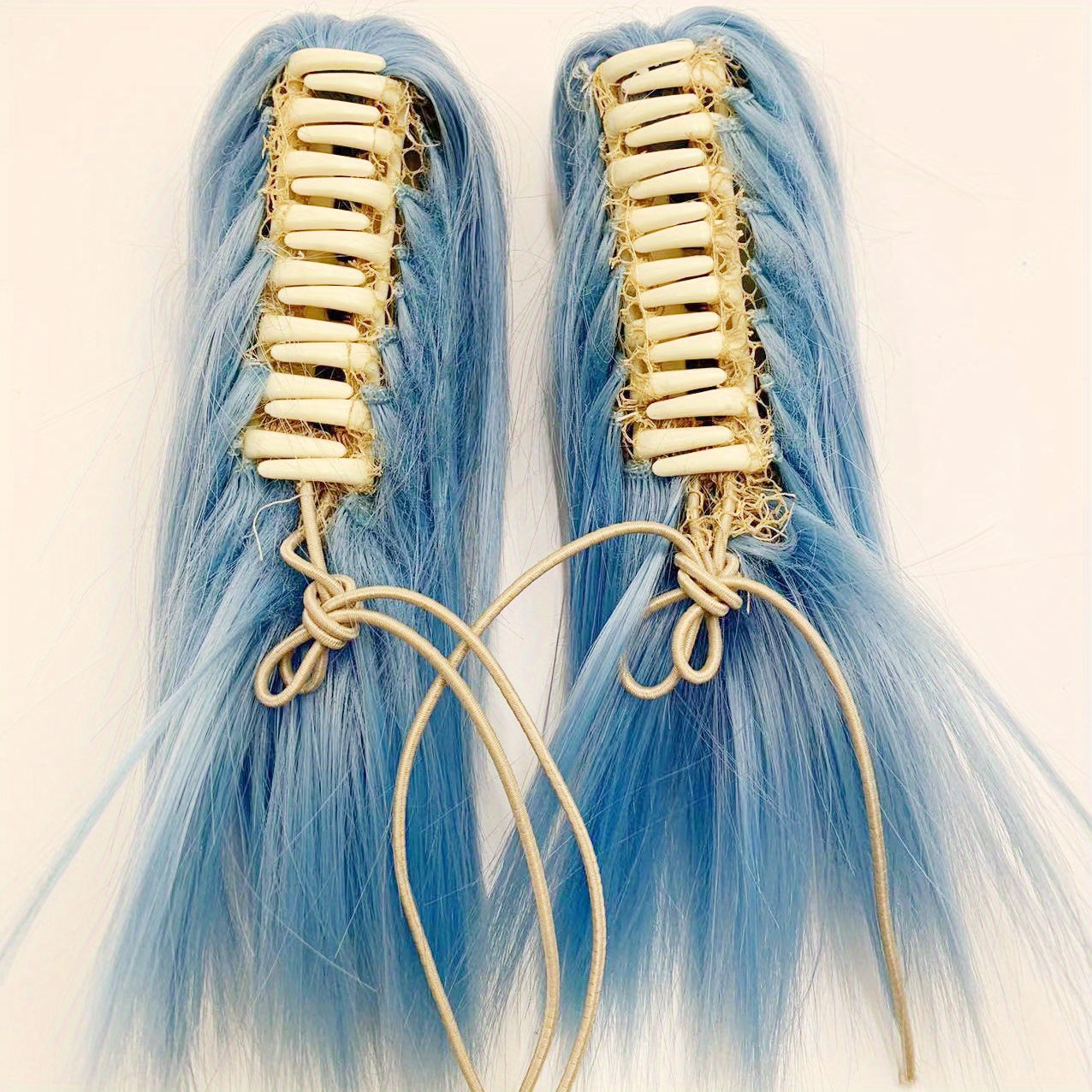 Anime Double Ponytail Cosplay Wig Ice Double Ponytail