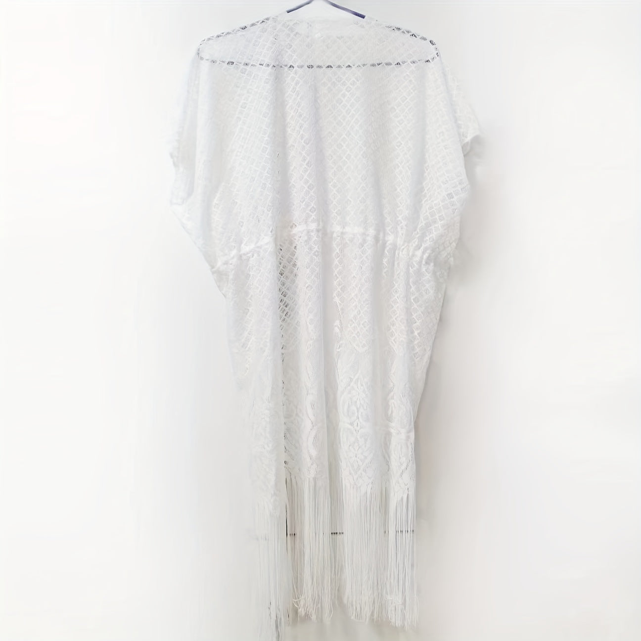 Lace Shawl Sunscreen Cardigan Wrap Loose Smock Beach Shawl