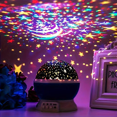 USB Star and Moon Projector for Bedroom and Living Room