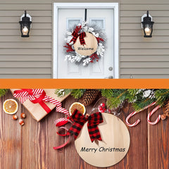 DIY Wooden Circle Sign Unfinished Blank Wood Slices Round Wood Hanging Sign