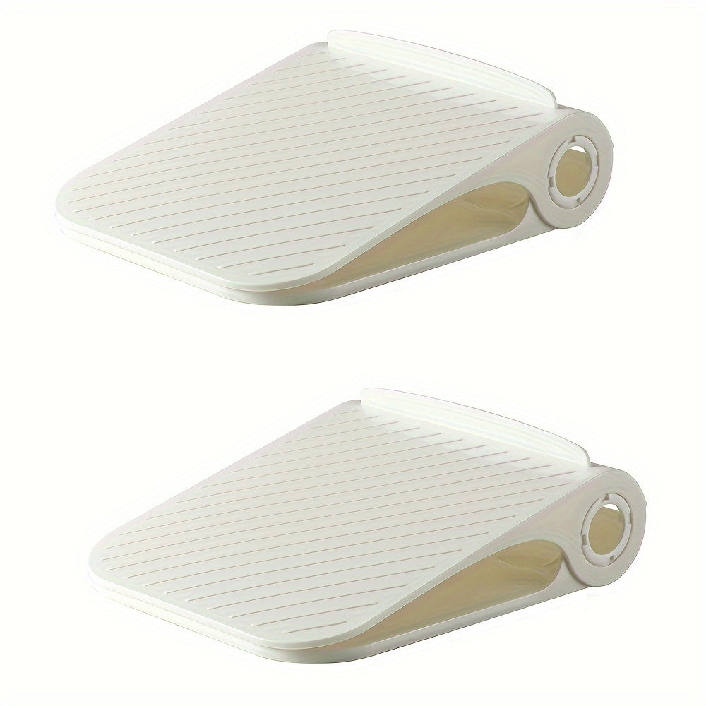 Adjustable Double Layer Shoe Slot Organizer, Space Saving Shoe Rack
