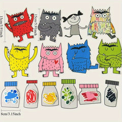 Emotional Monster Felt Board Teacher's Kit