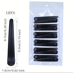 12pcs Plastic Hair Clips Non Slip Hair Accessory