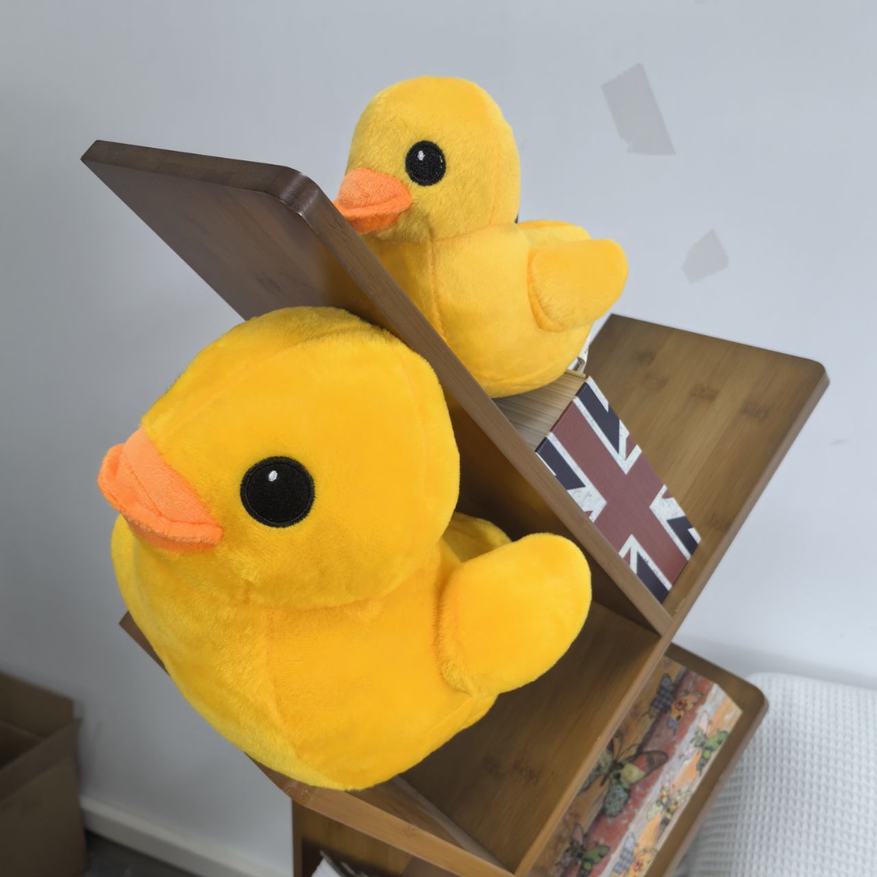 Adorable Yellow Duck Plush Toy Stuffed Animal Playful Durable