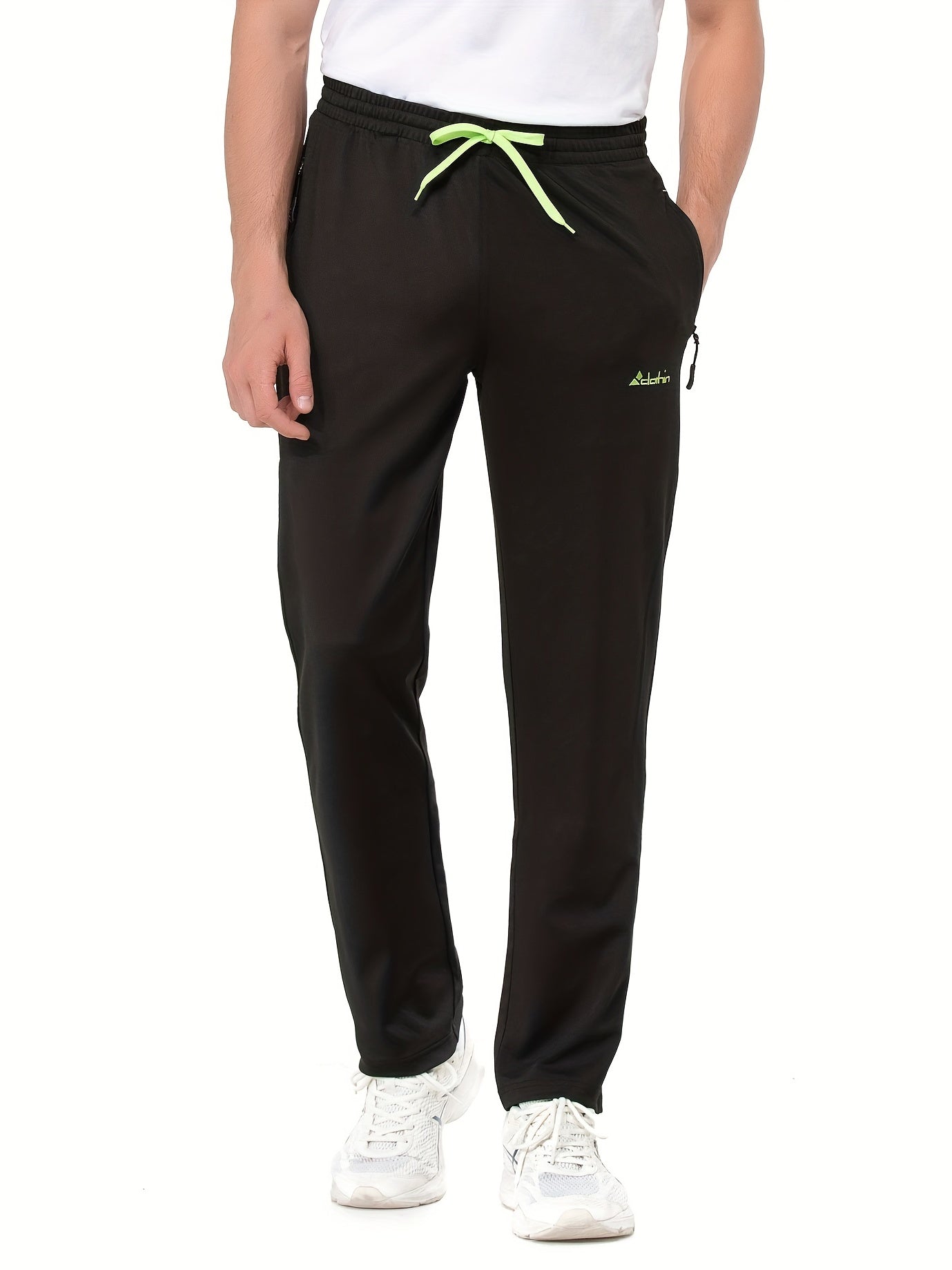 Men's Lightweight Outdoor Pants Quick Dry Elastic Waist & Pockets