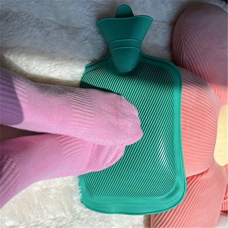 2pcs Large Water-filled Hand Warmer Bag Old-Fashioned Diagonal Design