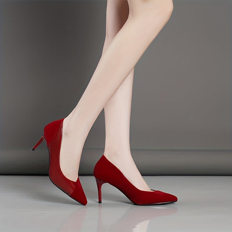 Women's Stiletto Heels Pointed Toe Pumps Wedding & Party Shoes