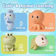Ocean Animal Model Bath Toys for Babies & Toddlers