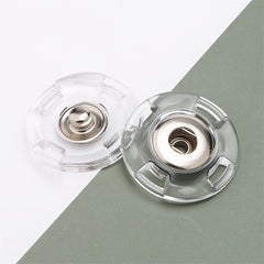 10pcs Plastic Invisible Snap Buttons for Sweater Coat Anti-light Ro