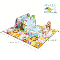 Foldable Cartoon Pattern Play Mat for Learning & Playing