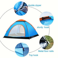 Thickened Rain Proof Outdoor Camping Tent Coldproof Portable Tent