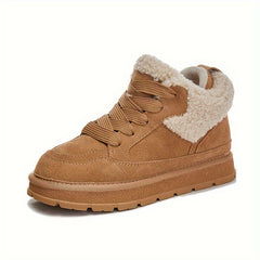 Women's Snow Boots Plus Velvet Flat Casual Warm Boots